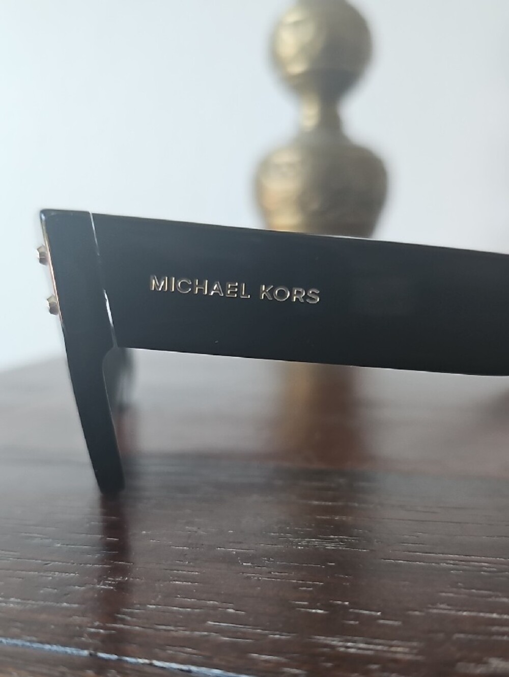 ●●MICHAEL KORS "CORAL GABLES" MK4180 BLACK GLOSSY RECTANGULAR EYE FRAMES NIC●● - Picture 5 of 9